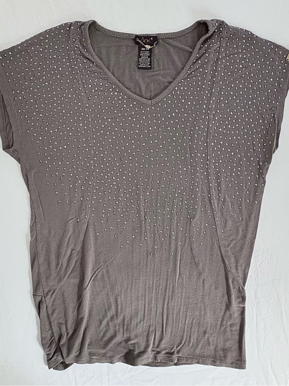 ✨ Dex Studded V-Neck Cap Sleeve Top ✨